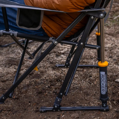 Smooth Motion Comfort Pro Rocker - Choice 375 - Freestyle Rocker Portable Outdoor Folding Chair Detail