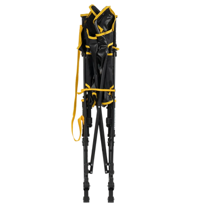 Secure-Hook College Comfort Pro Rocker - Iowa Hawkeyes - Choice 249 - Bleacher-Friendly Stadium Chair with Back Support Detail