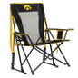 Secure-Hook College Comfort Pro Rocker - Iowa Hawkeyes - Choice 249 - Bleacher-Friendly Stadium Chair with Back Support - Default Title