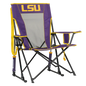 Bleacher-Friendly College Comfort Pro Rocker - LSU Tigers - Choice 880 - Lightweight Folding Bleacher Chair with Cushioning - Default Title