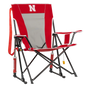 Ultra-Lightweight College Comfort Pro Rocker - Nebraska Cornhuskers - Choice 161 - Grandstand Cushion Seat with Secure Under-Bench Hooks - Default Title
