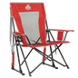 Ergonomic Back-Support College Comfort Pro Rocker - Ohio State Buckeyes - Choice 676 - Grandstand Cushion Seat with Secure Under-Bench Hooks - Default Title