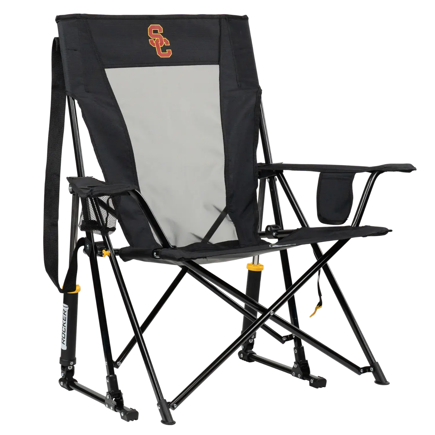 Secure-Hook College Comfort Pro Rocker - USC Trojans - Choice 856 - Grandstand Cushion Seat with Secure Under-Bench Hooks - Default Title