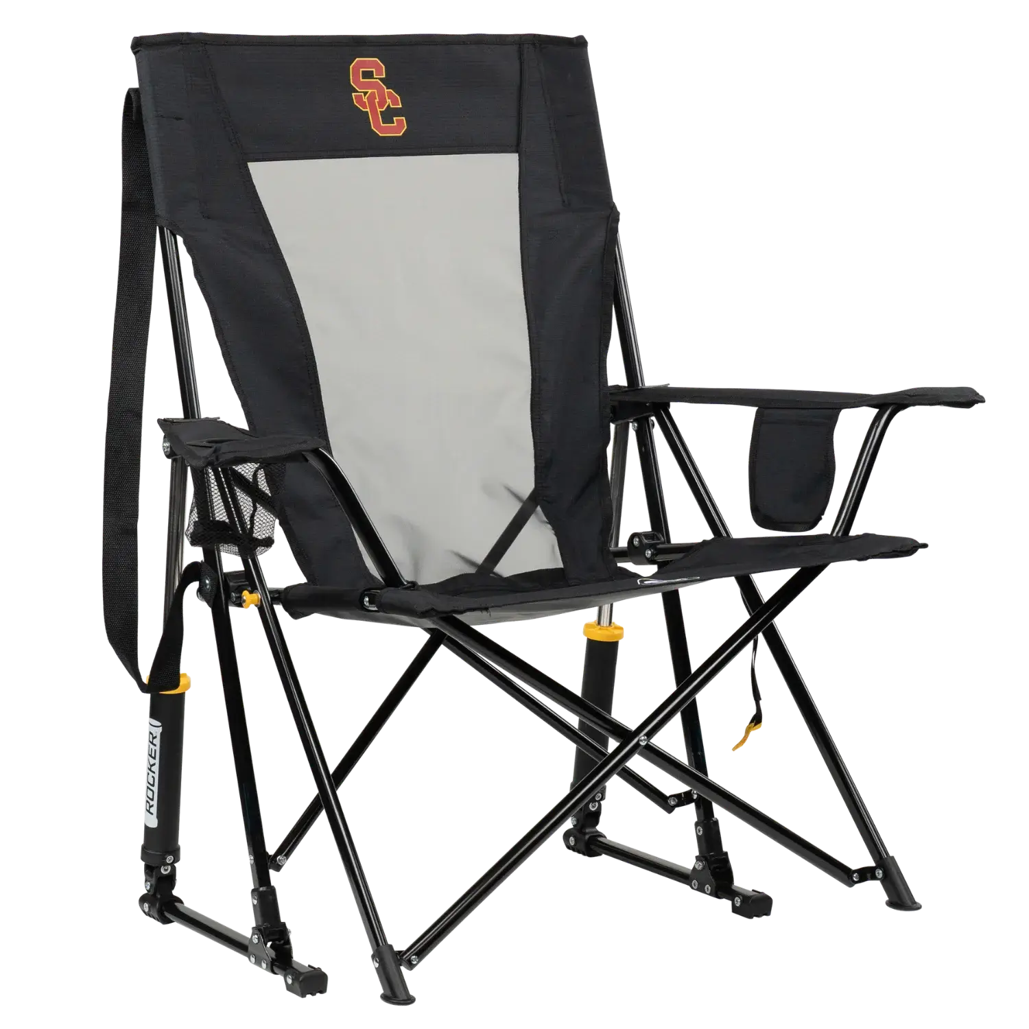 Secure-Hook College Comfort Pro Rocker - USC Trojans - Choice 856 - Grandstand Cushion Seat with Secure Under-Bench Hooks - Default Title