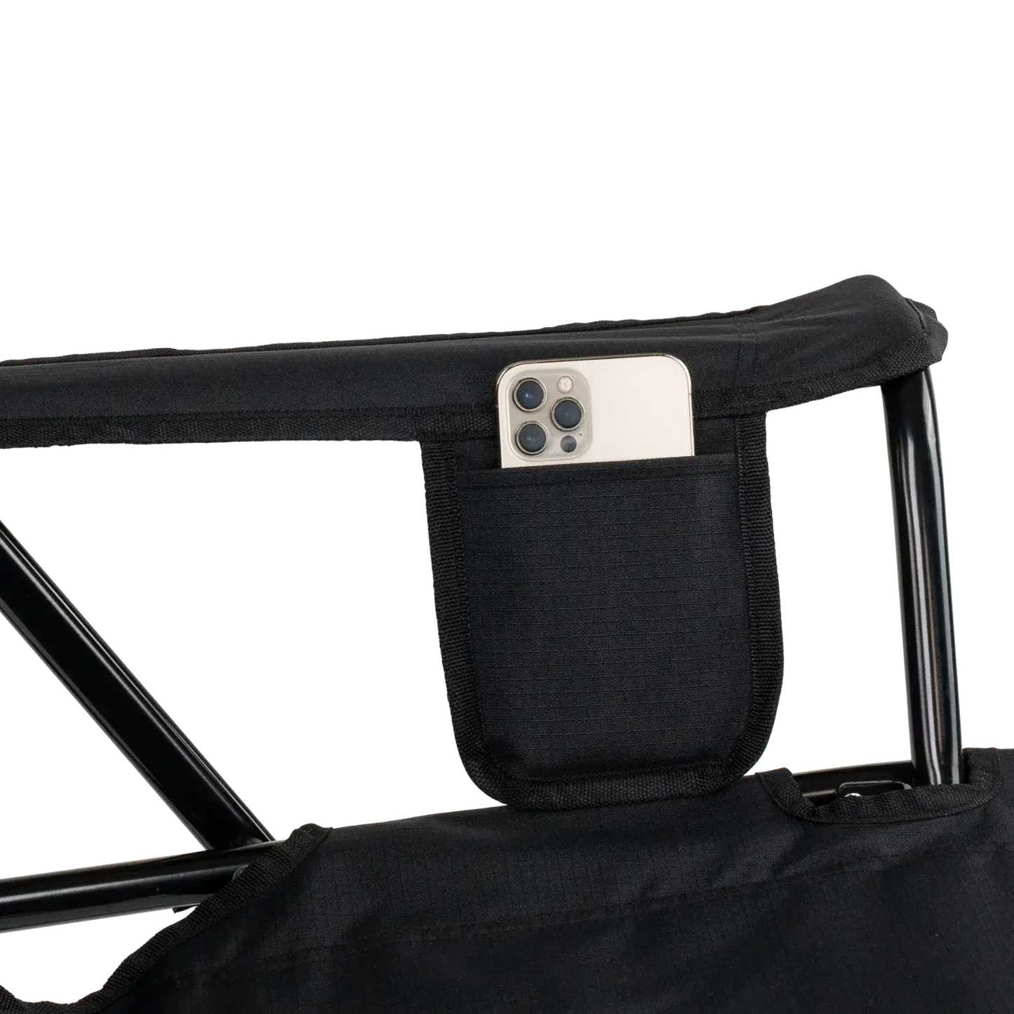 Secure-Hook College Comfort Pro Rocker - USC Trojans - Choice 856 - Grandstand Cushion Seat with Secure Under-Bench Hooks Detail