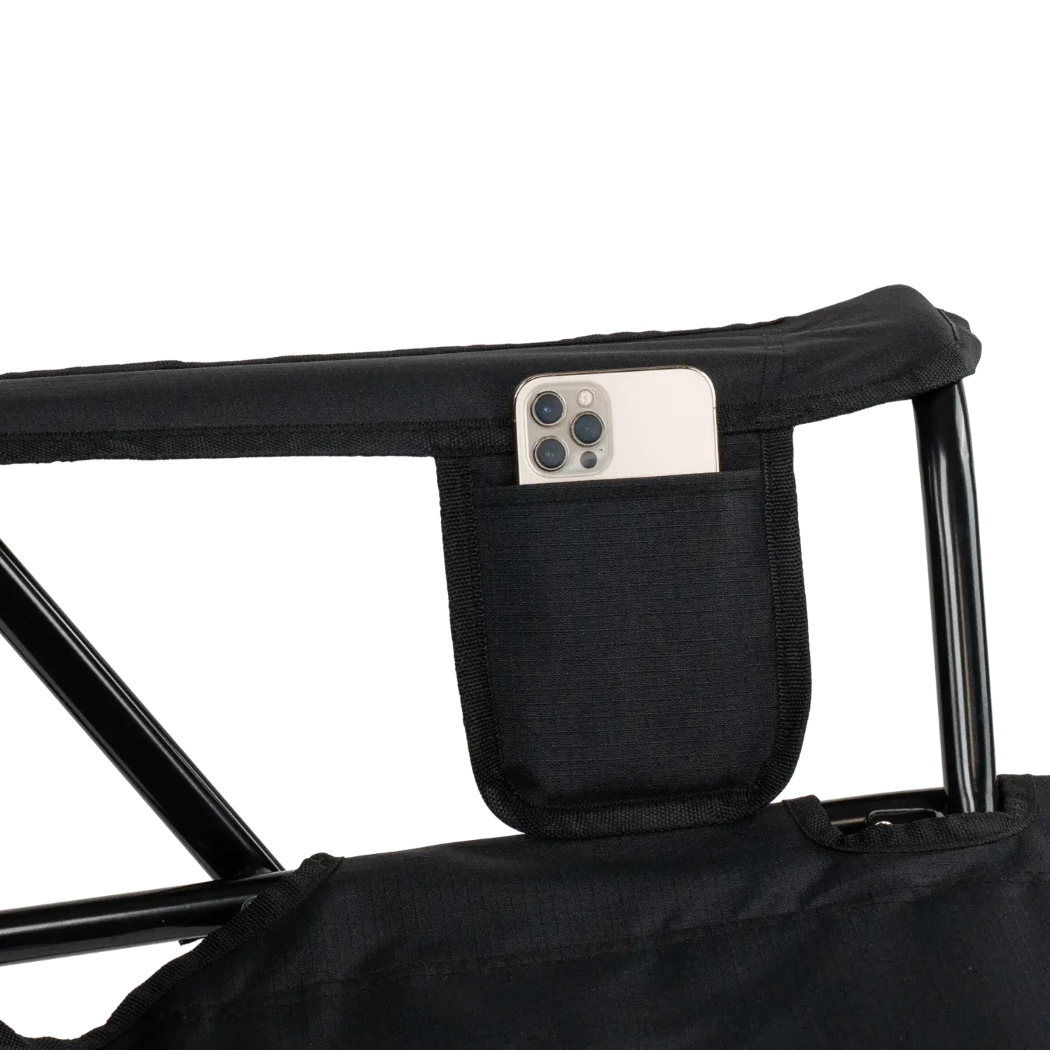 Secure-Hook College Comfort Pro Rocker - USC Trojans - Choice 856 - Grandstand Cushion Seat with Secure Under-Bench Hooks Detail