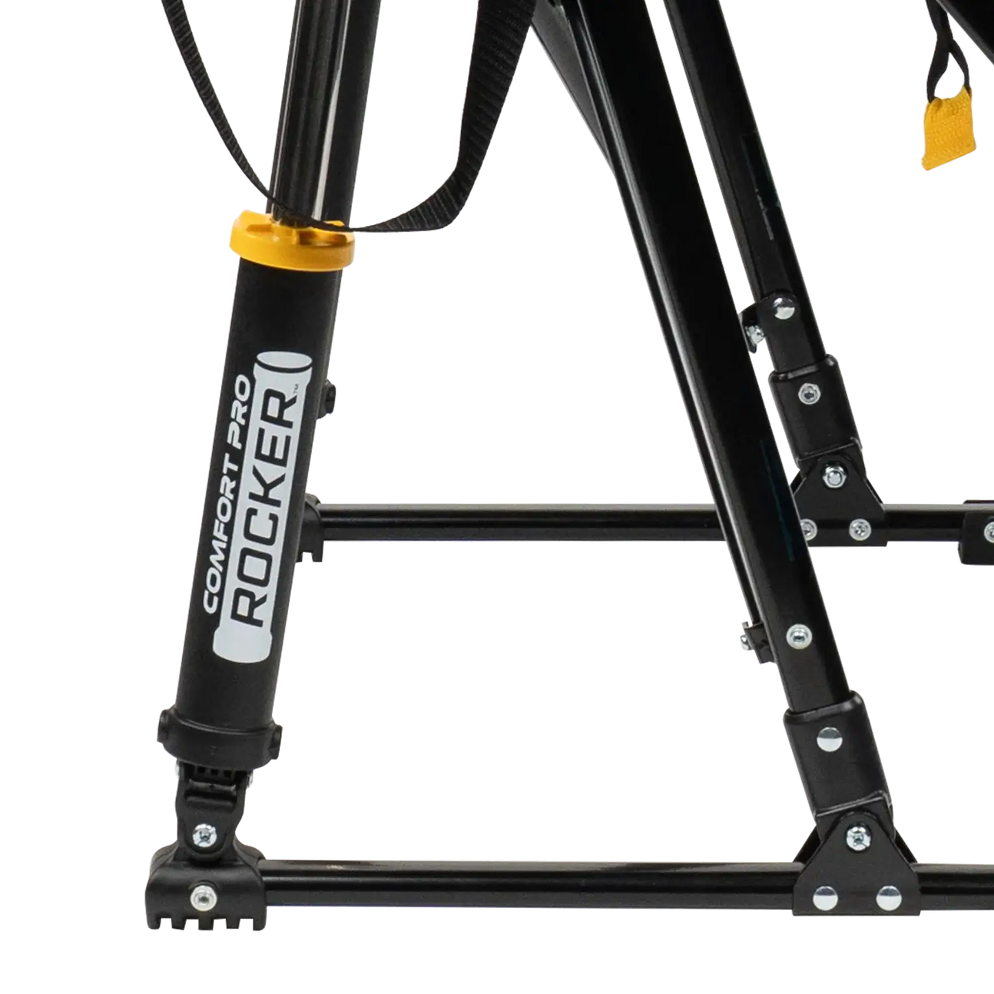 Secure-Hook College Comfort Pro Rocker - USC Trojans - Choice 856 - Grandstand Cushion Seat with Secure Under-Bench Hooks Detail