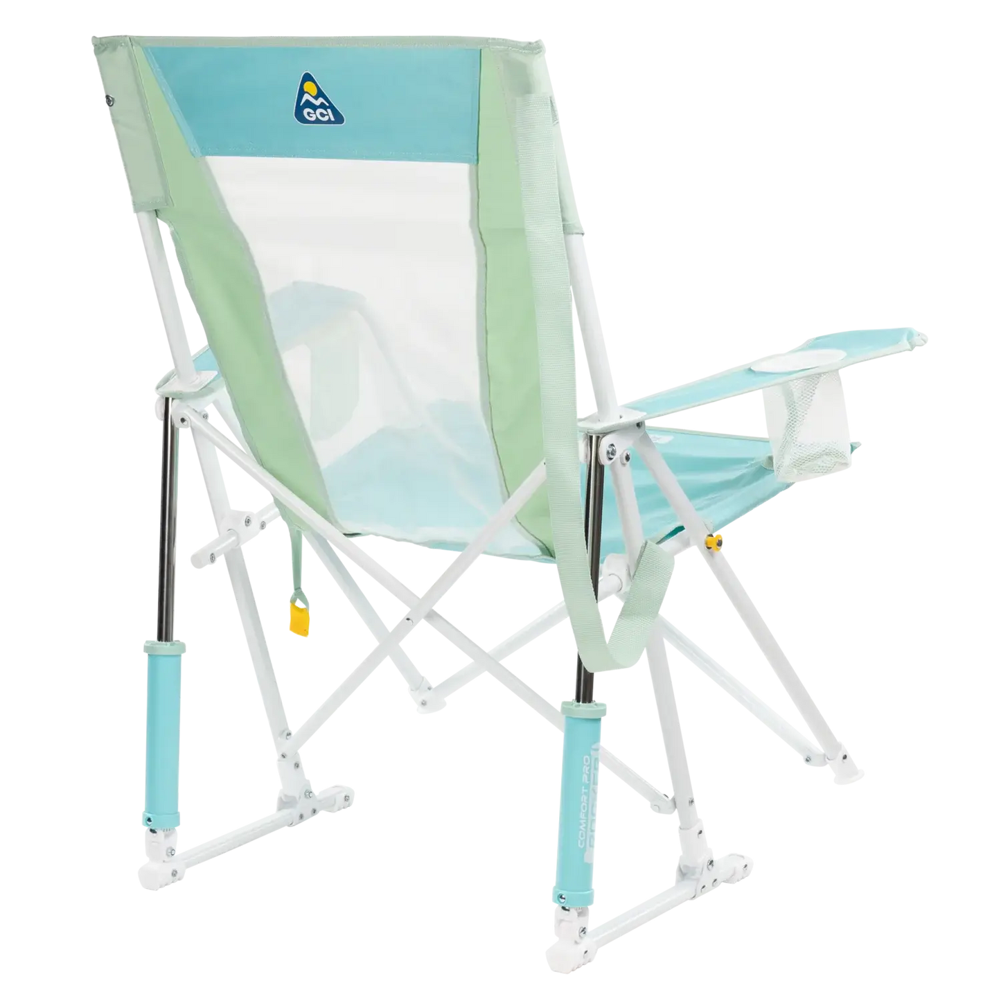 Smooth Motion Comfort Pro Rocker - Choice 375 - Freestyle Rocker Portable Outdoor Folding Chair Detail