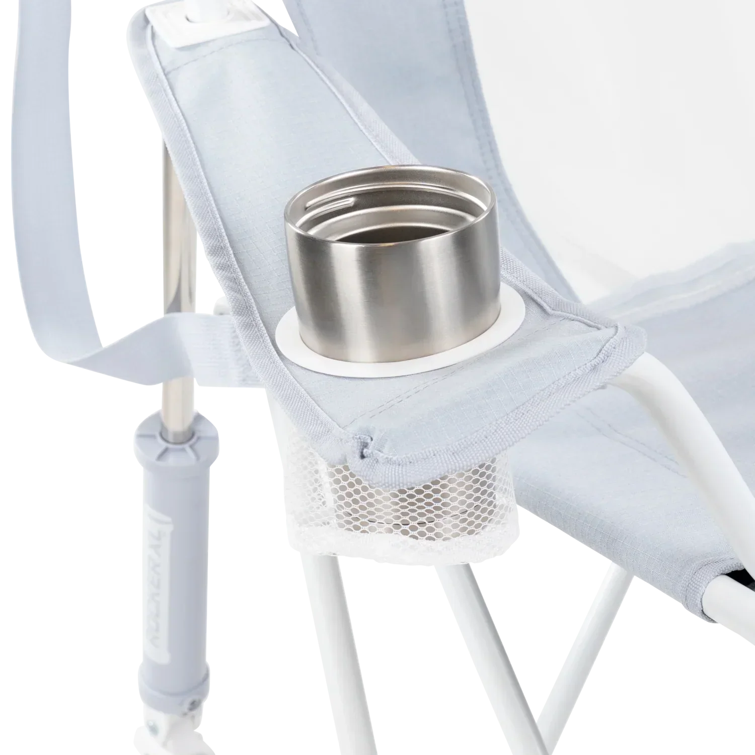 Patented Spring-Action Comfort Pro Rocker XL - Choice 107 - Heavy-Duty Kickback Rocker with Beverage Holder Detail