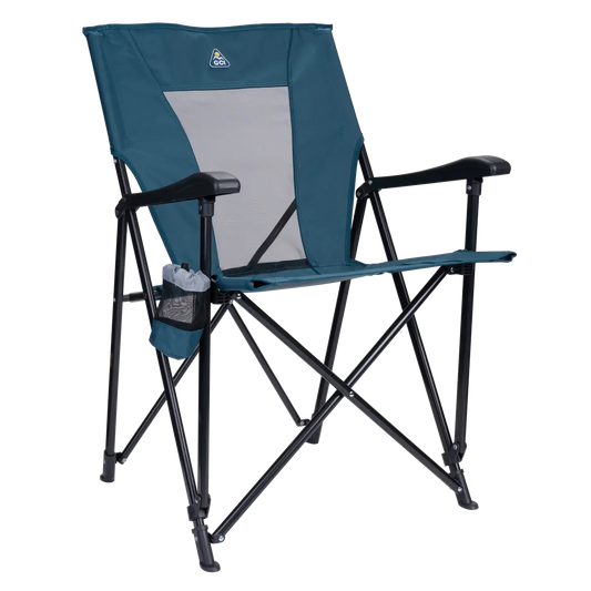Lightweight Messenger Eazy Chair - Choice 976 - Premium Slim-Fold Compact Chair with Messenger Bag - Teal