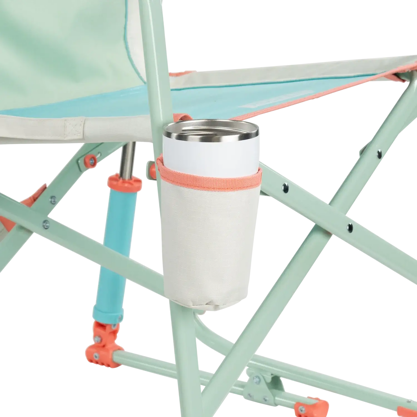 Premium All-Weather Freestyle Rocker - Choice 711 - Patented Spring-Action Rocking Chair for Camping Detail
