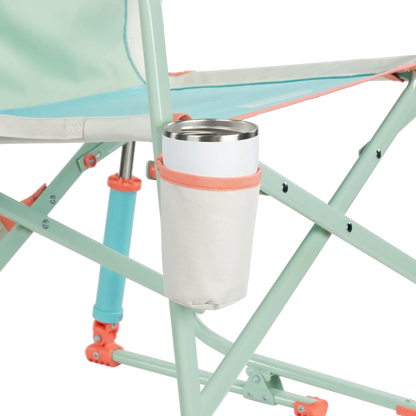 Premium All-Weather Freestyle Rocker - Choice 711 - Patented Spring-Action Rocking Chair for Camping Detail