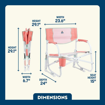 Lightweight Messenger Grab & Go Rocker - Choice 551 - Space-Saving Micro-Folding Chair for Backpacking Detail
