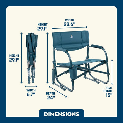 Lightweight Messenger Grab & Go Rocker - Choice 551 - Space-Saving Micro-Folding Chair for Backpacking Detail