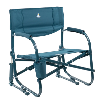 Lightweight Messenger Grab & Go Rocker - Choice 551 - Space-Saving Micro-Folding Chair for Backpacking - Teal