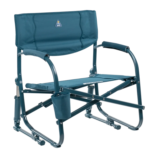 Lightweight Messenger Grab & Go Rocker - Choice 551 - Space-Saving Micro-Folding Chair for Backpacking - Teal