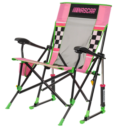 Heavy-Duty Freestyle RoadTrip Rocker - NASCAR For Her - Choice 560 - Heavy-Duty Kickback Rocker with Beverage Holder Detail