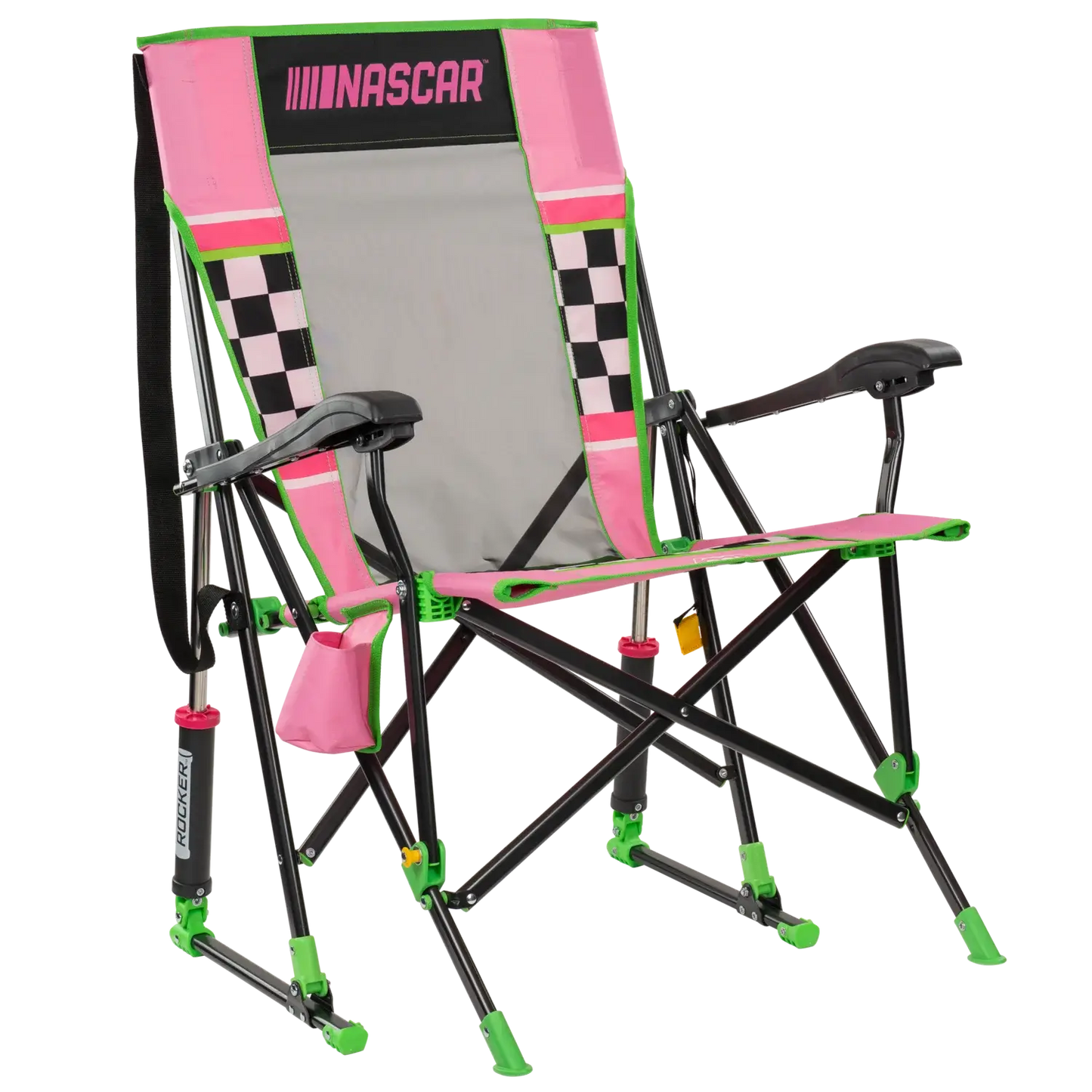 Heavy-Duty Freestyle RoadTrip Rocker - NASCAR For Her - Choice 560 - Heavy-Duty Kickback Rocker with Beverage Holder - Default Title