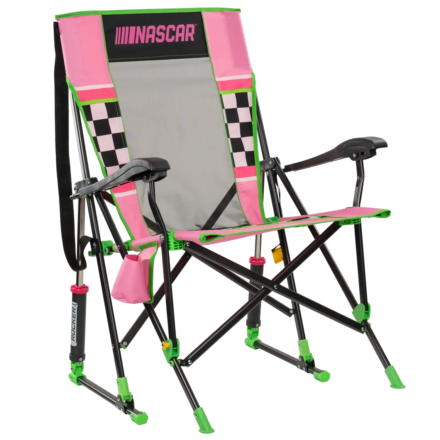 Heavy-Duty Freestyle RoadTrip Rocker - NASCAR For Her - Choice 560 - Heavy-Duty Kickback Rocker with Beverage Holder - Default Title