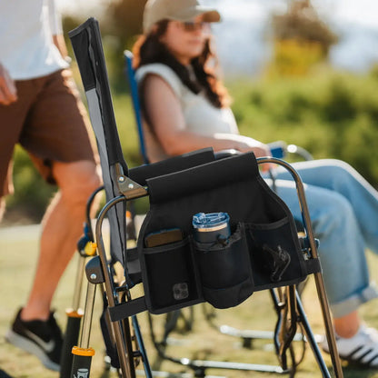 Lightweight Messenger Stowaway Rocker - Choice 794 - Premium Slim-Fold Compact Chair with Messenger Bag Detail