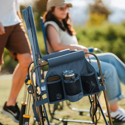 Lightweight Messenger Stowaway Rocker - Choice 794 - Premium Slim-Fold Compact Chair with Messenger Bag Detail