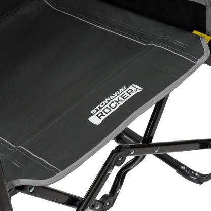Smooth Motion Stowaway Rocker with Side Table - Choice 253 - Patented Spring-Action Rocking Chair for Camping Detail