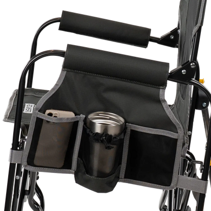 Smooth Motion Stowaway Rocker with Side Table - Choice 253 - Patented Spring-Action Rocking Chair for Camping Detail