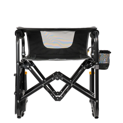 Smooth Motion Stowaway Rocker with Side Table - Choice 253 - Patented Spring-Action Rocking Chair for Camping Detail