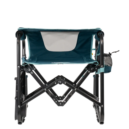 Smooth Motion Stowaway Rocker with Side Table - Choice 253 - Patented Spring-Action Rocking Chair for Camping Detail