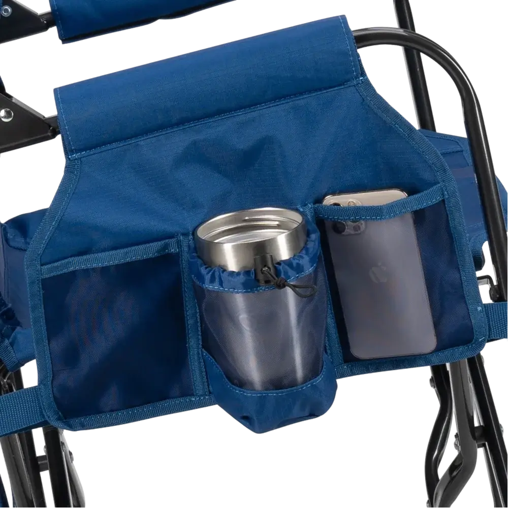Lightweight Messenger Stowaway Rocker - Choice 794 - Premium Slim-Fold Compact Chair with Messenger Bag Detail
