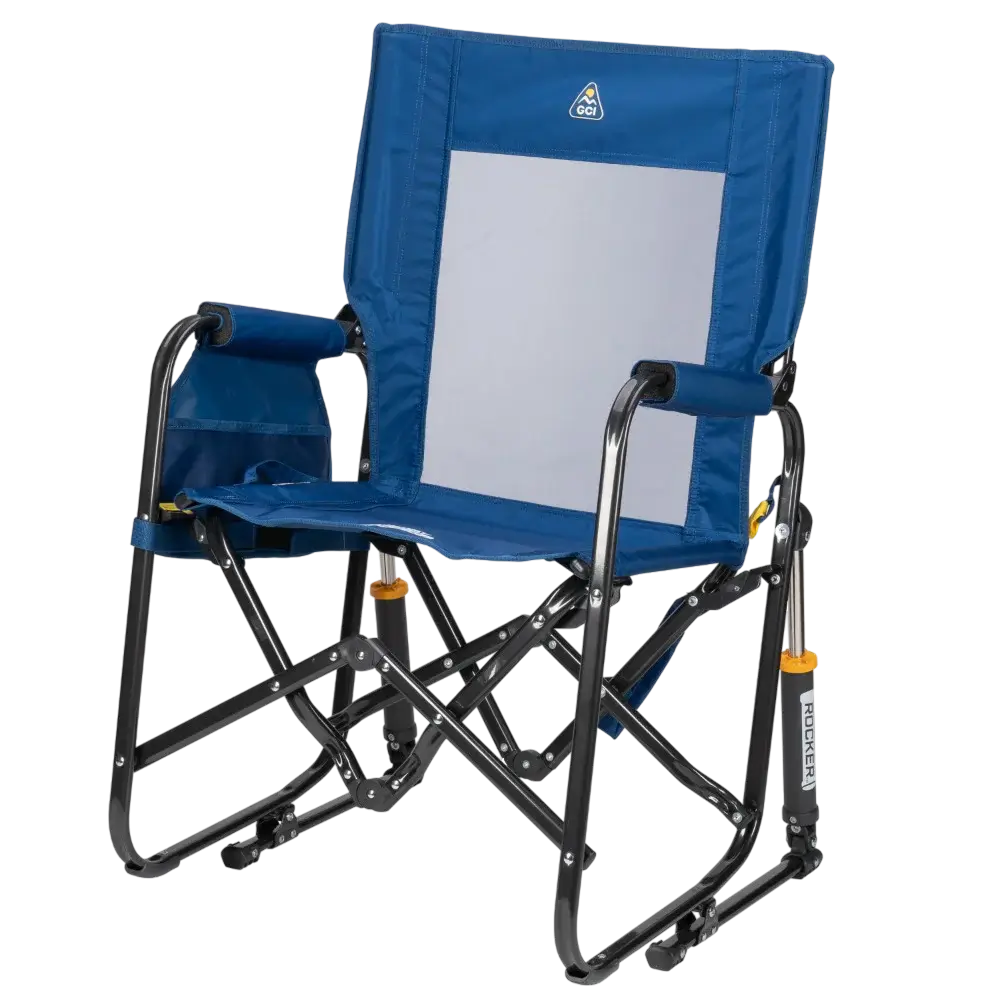 Lightweight Messenger Stowaway Rocker - Choice 794 - Premium Slim-Fold Compact Chair with Messenger Bag Detail