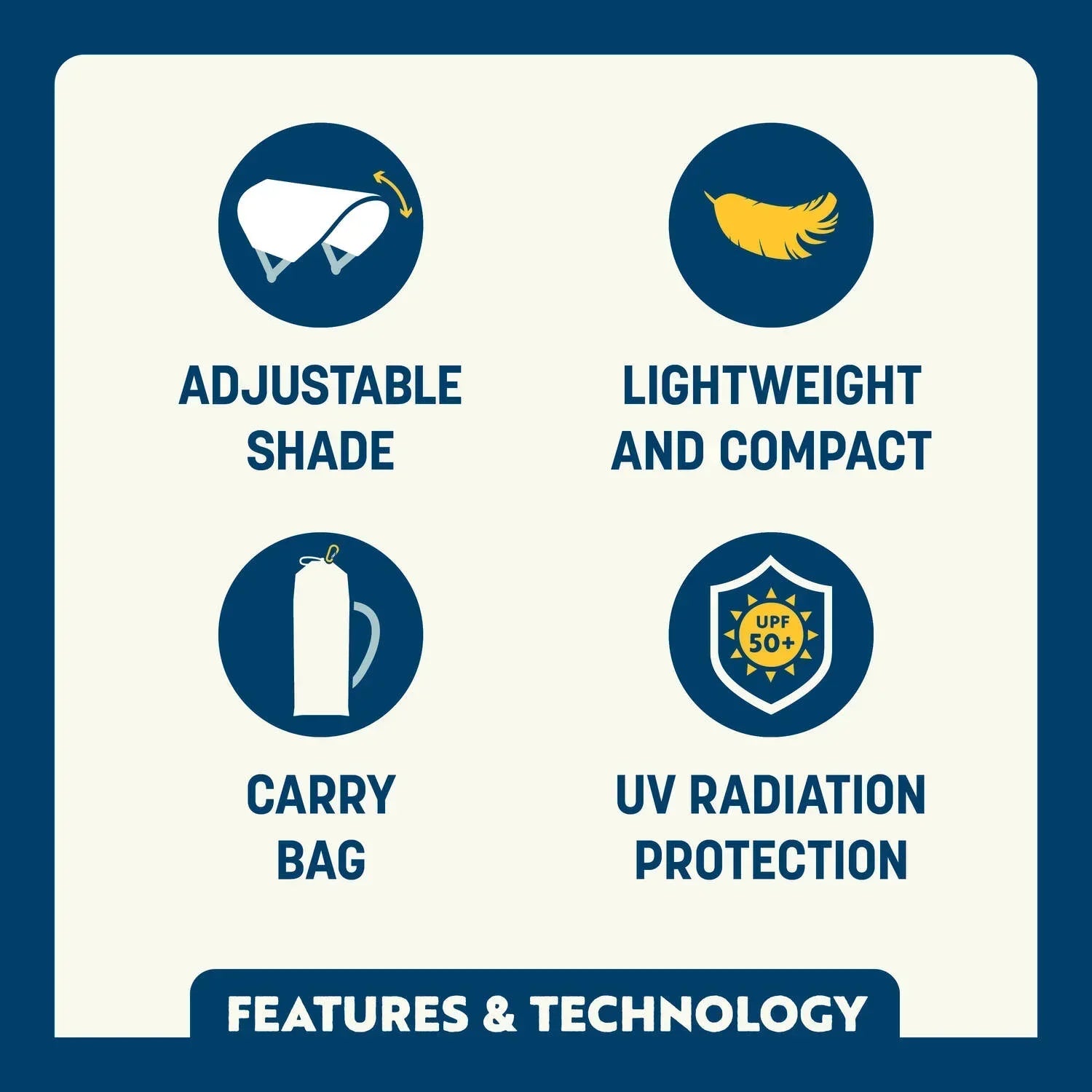 Heavy-Duty SunShade Accessory - NASCAR - Choice 704 - Gear for Camping & Outdoor Travel Detail