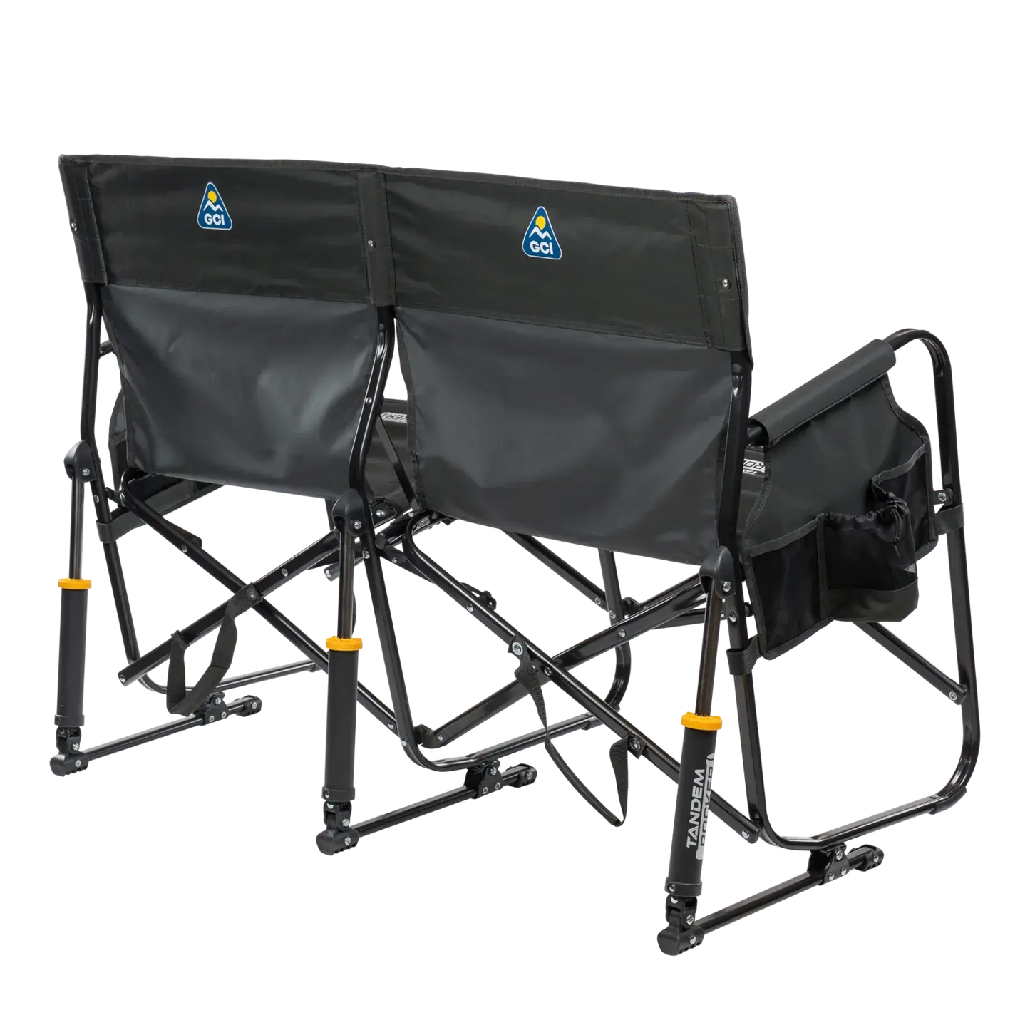 Luxury Camp Tandem Rocker - Choice 227 - Patented Spring-Action Rocking Chair for Camping Detail