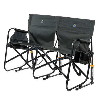 Luxury Camp Tandem Rocker - Choice 227 - Patented Spring-Action Rocking Chair for Camping Detail